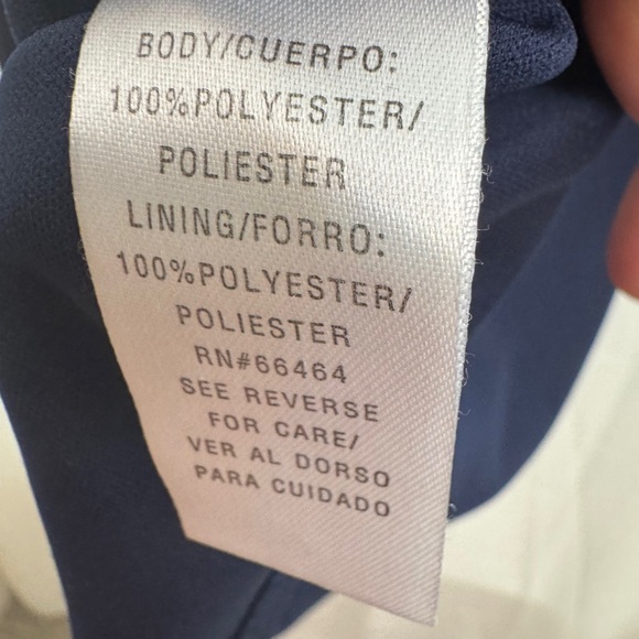 Size large 21” ptp Studio One navy  A-Line Knee-Length Skirt for Cocktail - Picture 8 of 8